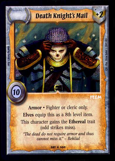 Death Knights Mail - Foil
